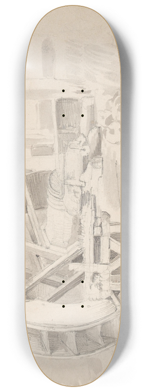 Adolph Tidemand - Mlle, Neandertal 8.25 inch art skate deck