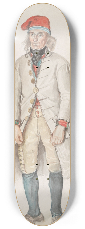Adolph Tidemand - Ole Andersen Stamstad 8.25 inch art skate deck