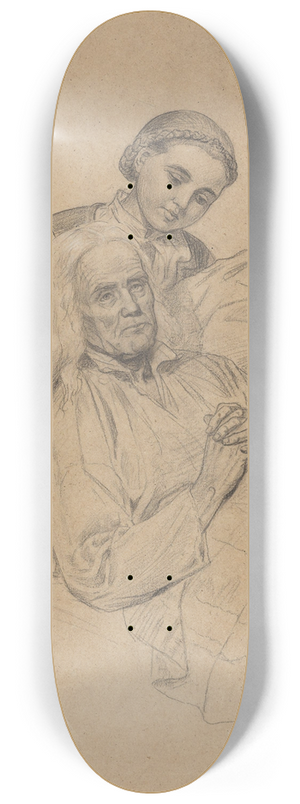 Adolph Tidemand - Sognebud 8.25 inch art skate deck