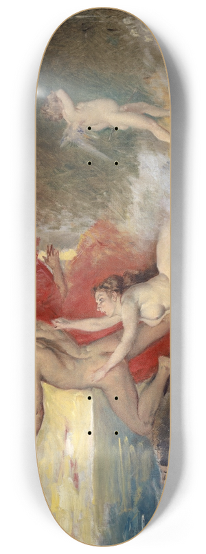 Frank Buchser - Odysseus and Calypso 8.25 inch art skate deck