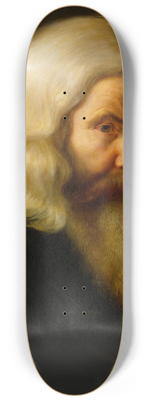 Adolph Tidemand - Study of an old Man 8.25 inch art skate deck