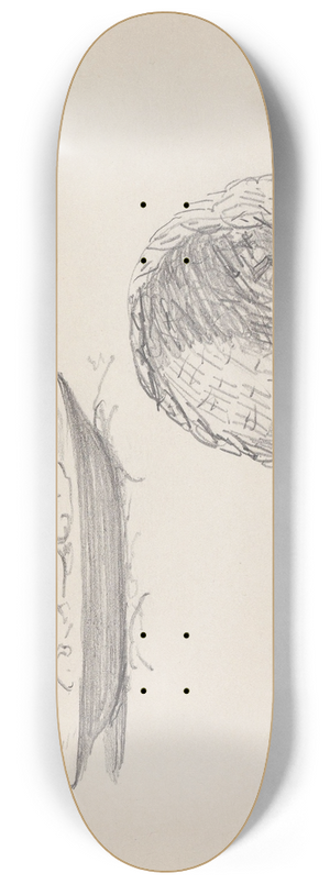 Adolph Tidemand - Trau og kurv 8.25 inch art skate deck