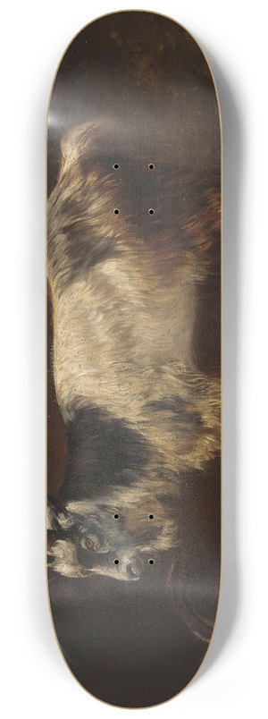 Adolph Tidemand - Two Goats 8.25 inch art skate deck