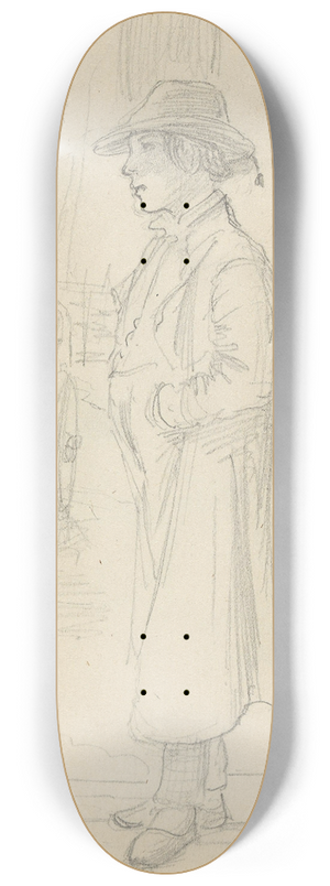 Adolph Tidemand - Ung mann 8.25 inch art skate deck