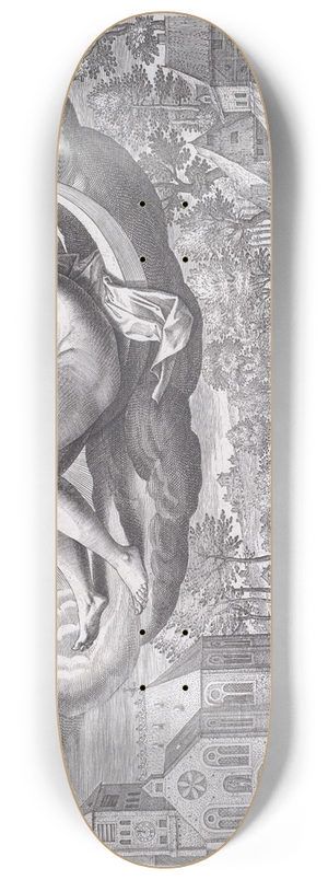 Adriaen Collaert - Evening 8.25 inch art skate deck