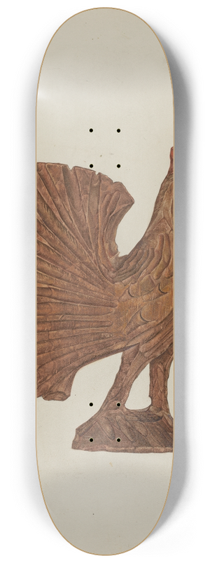 Frank Budash - Pa. German Toy Rooster 8.25 inch art skate deck