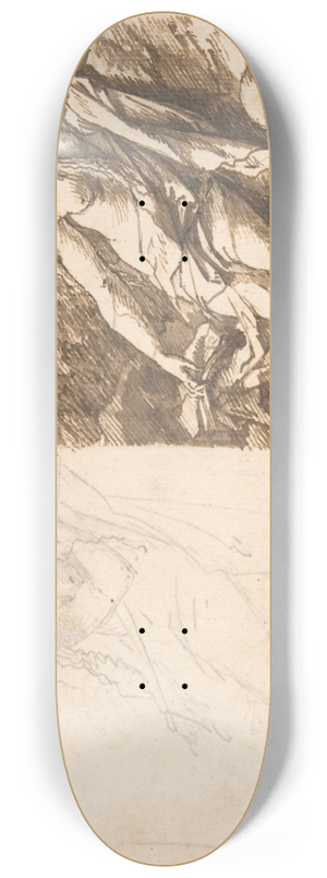 Adriaen van der Werff - The Penitent Magdalene 8.25 inch art skate deck