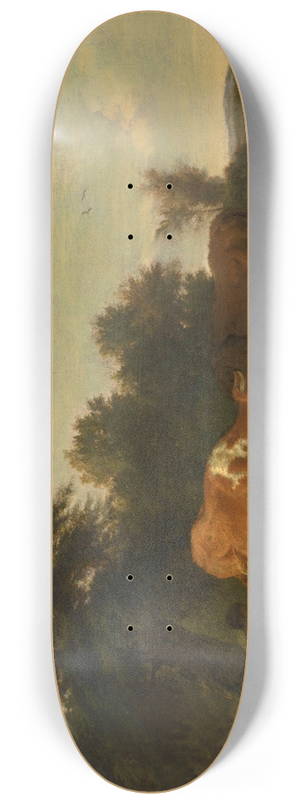 Adriaen van de Velde - Landscape 8.25 inch art skate deck
