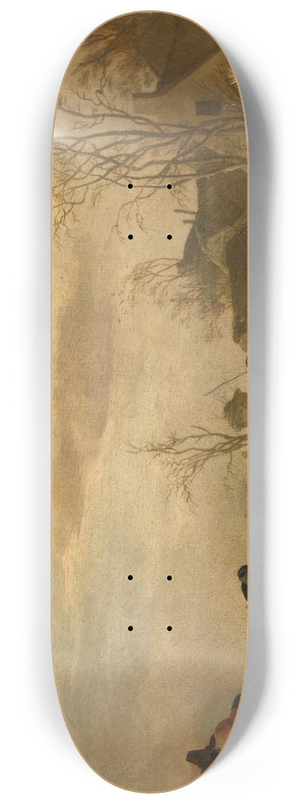 Adriaen van de Velde - Winter Pleasures 8.25 inch art skate deck