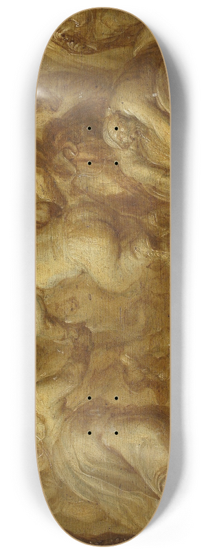 Adriaen van de Venne - Enough is enough  proverb illustation 8.25 inch art skate deck