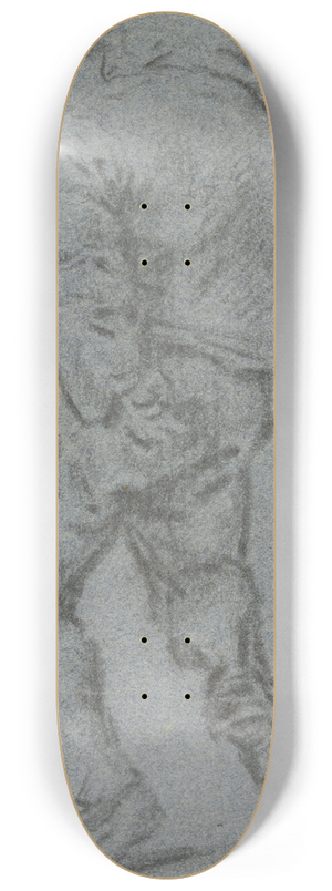 Adriaen van Ostade - Dancing farmer from behind 8.25 inch art skate deck