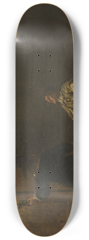 Aelbert Cuyp - Tasting the Wine 8.25 inch art skate deck