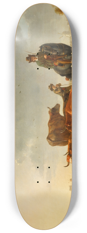Aelbert Cuyp - Weide am Fluss 8.25 inch art skate deck