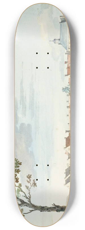 Aert Schouman - Het dorp Terheijden 8.25 inch art skate deck