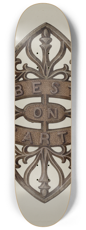 Albert Rudin - Trivet 8.25 inch art skate deck