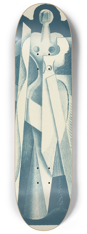 After Auguste Rodin - Abstract 8.25 inch art skate deck