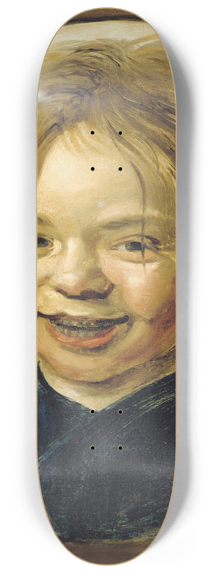 After Frans Hals - Laughing Boy 8.25 inch art skate deck