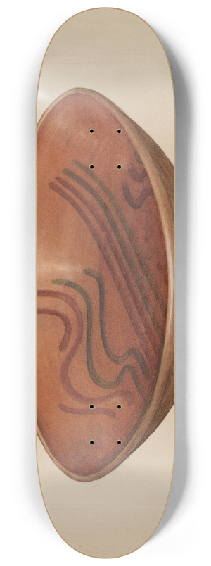 Agnes Karlin - Pie Plate 8.25 inch art skate deck