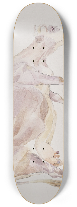 Agnes Lunn - Stende ko 8.25 inch art skate deck