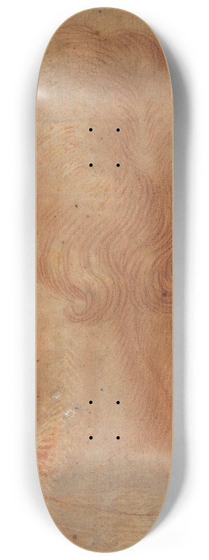 Agnolo Bronzino - Mans Head from the Back 8.25 inch art skate deck