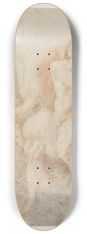 Agostino Carracci - Prisoners are brought before a commander 8.25 inch art skate deck