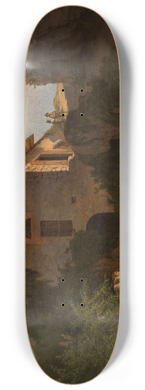 Albert amett - Italian landscape 8.25 inch art skate deck