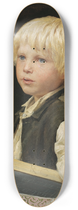 Albert Anker - School Boy 8.25 inch art skate deck