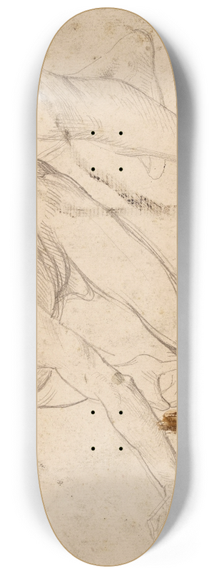 Albert Besnard - Etude dhomme pour le plafond des Sciences de lHtel de Ville de Paris, n48 8.25 inch art skate deck