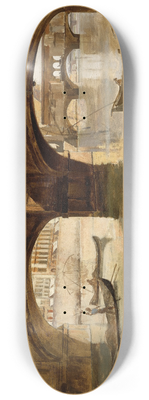 Frank Duveneck - The Bridges, Florence 8.25 inch art skate deck