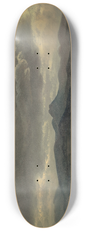 Albert Bierstadt - Cloud Study in San Francisco 8.25 inch art skate deck
