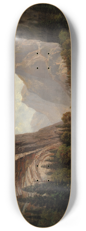 Albert Bierstadt - Gates of the Yosemite 8.25 inch art skate deck