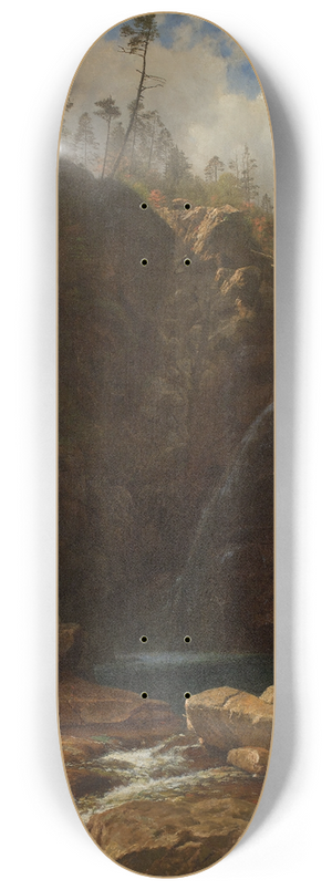 Albert Bierstadt - Glen Ellis Falls 8.25 inch art skate deck