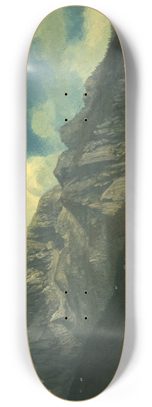 Albert Bierstadt - Mountains 8.25 inch art skate deck