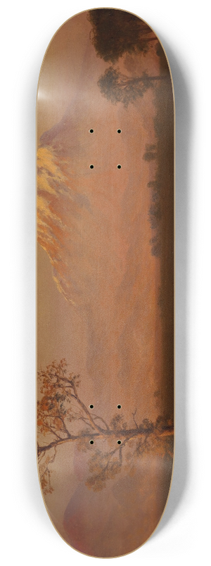 Albert Bierstadt - Mount Hood 8.25 inch art skate deck
