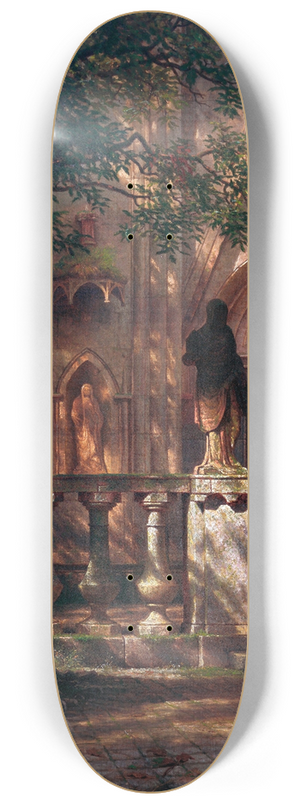Albert Bierstadt - Sunlight and Shadow 8.25 inch art skate deck