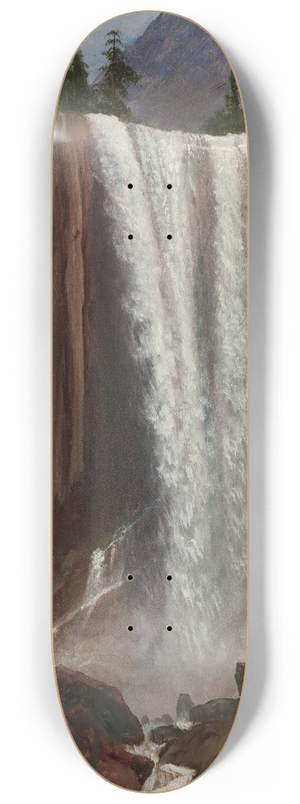Albert Bierstadt - Vernal Fall 8.25 inch art skate deck