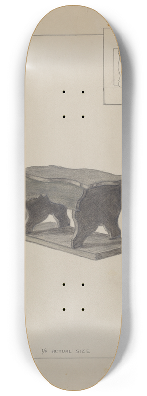 Albert Camilli - Childs Bench 8.25 inch art skate deck