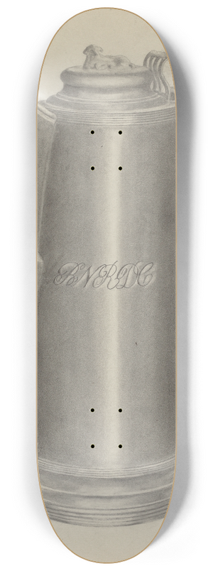 Albert Camilli - Silver Flagon 8.25 inch art skate deck