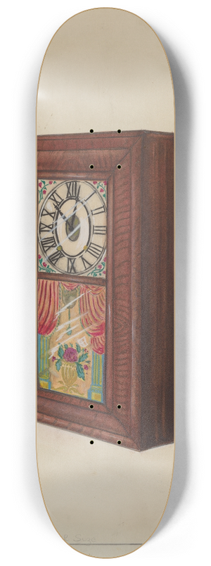 Albert Camilli - Wall Clock 8.25 inch art skate deck