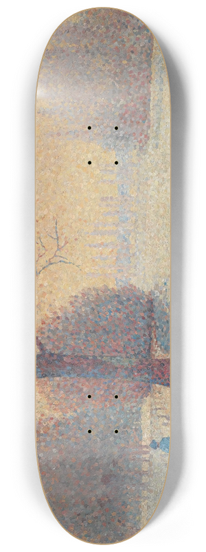 Albert Dubois-Pillet - Le Puy En Hiver 8.25 inch art skate deck