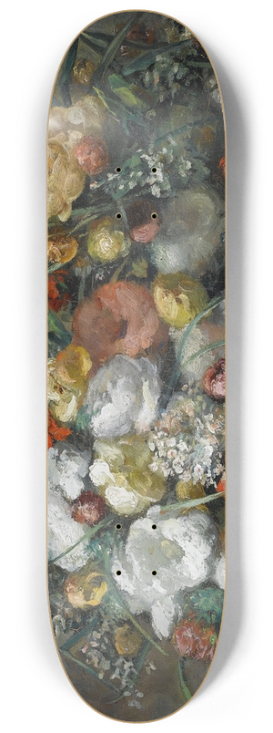Albert Dubois-Pillet - Nature morte dans une corbeille 8.25 inch art skate deck
