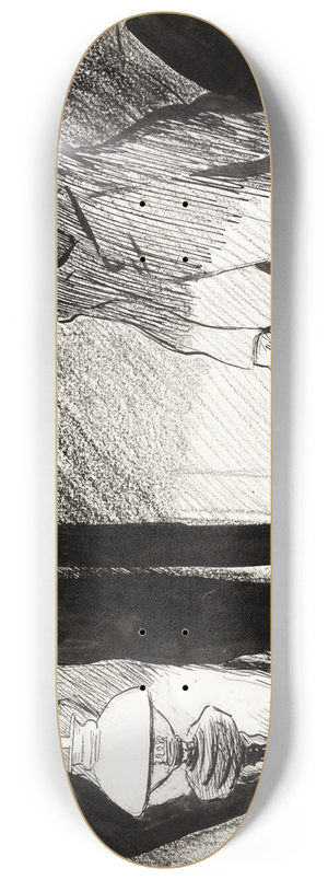 Albert Engstrm - Professor of Statistics 8.25 inch art skate deck