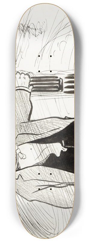 Albert Engstrm - The Not So Sober Nocturnal Wanderer 8.25 inch art skate deck