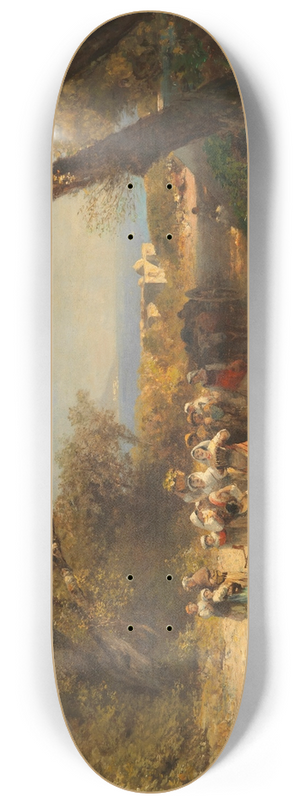 Albert Flamm - Nach der Feldarbeit 8.25 inch art skate deck