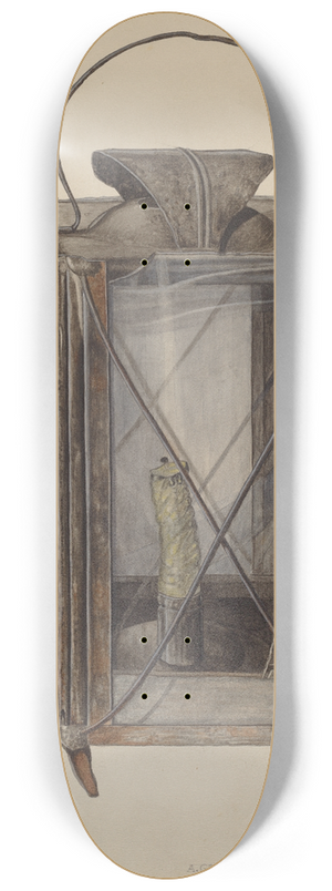 Albert Geuppert - Lantern for Candle 8.25 inch art skate deck