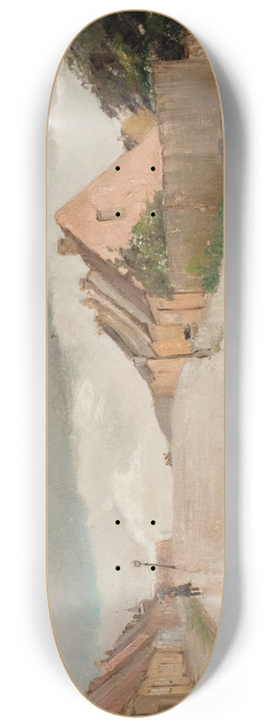 Albert Gottschalk - Bakkegade i Hillerd 8.25 inch art skate deck