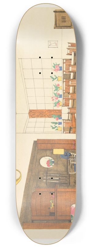 Albert Gunot - Salle Commune 8.25 inch art skate deck