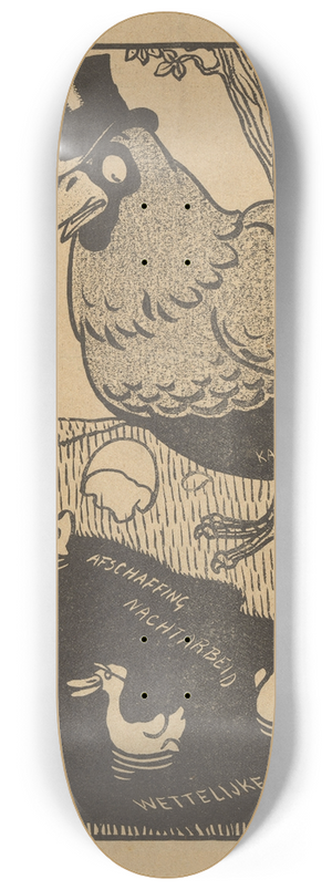 Albert Hahn - De Notenkraker, 24 augustus 1907 ; Het Bossche Katholieke Congres 8.25 inch art skate deck
