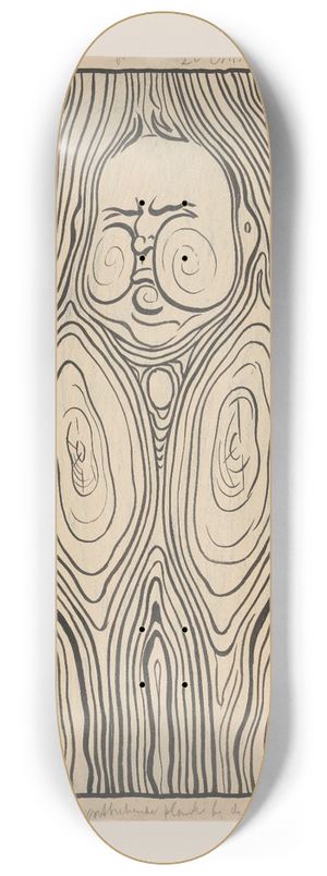 Albert Hahn - De ontbrekende plank 8.25 inch art skate deck