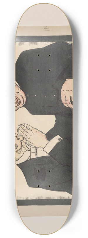 Albert Hahn - Onder Broeders 8.25 inch art skate deck